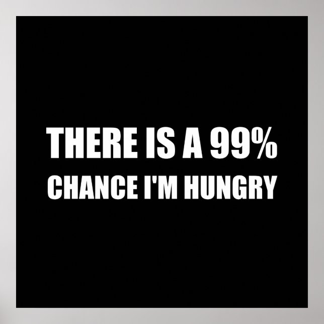 Affiches Chance I Am Hungry (Devant)