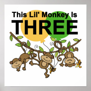 Affiches Chandails et cadeaux pour le 3e anniversaire des s