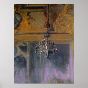 Affiches Chandelier Palais ~ Imprimer Romantique Français A