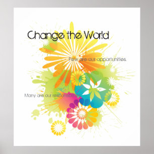 Affiches Change the World Poster!