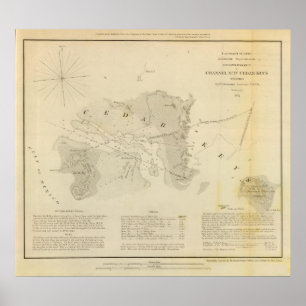 Affiches Channel IV, CedarKeys, Fla