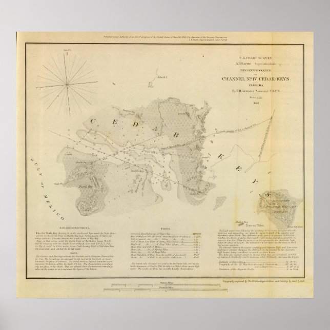 Affiches Channel IV, CedarKeys, Fla (Devant)