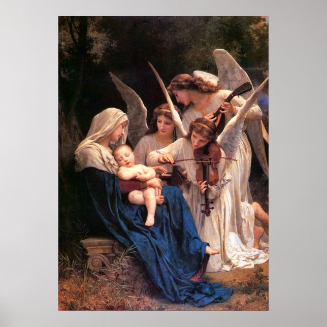 Affiches Chanson des Angels Bouguereau (Devant)