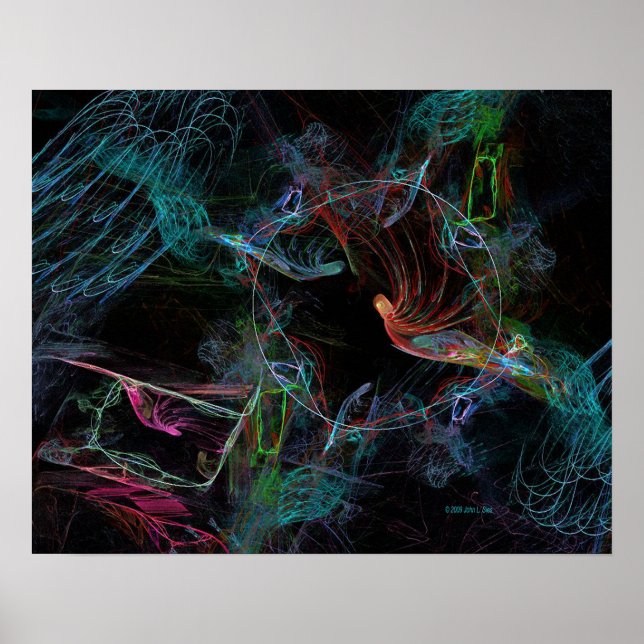 Affiches Chant d'oiseau (20x16) (Devant)