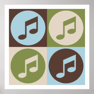 Affiches Chant Pop Art