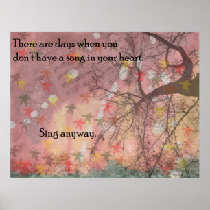 Affiches Chanter de toute façon