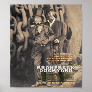 AFFICHES CHANTIER DE CONSTRUCTION NAVALE DE BROCKBACK