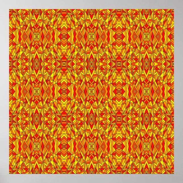 Affiches Chaos coloré 9 (Devant)