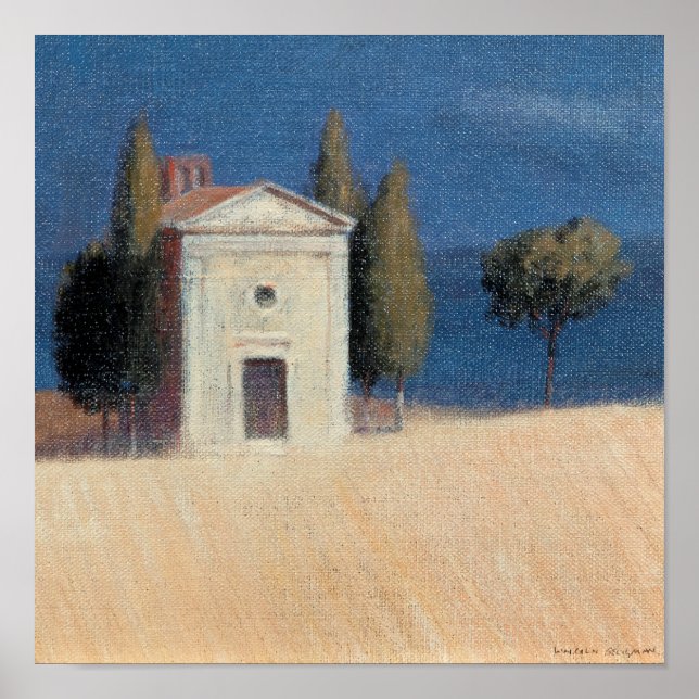 Affiches Chapelle près de Pienza II 2012 (Devant)