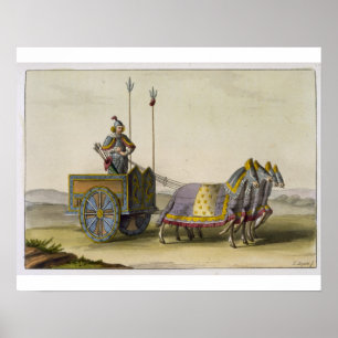 Affiches Char chinois antique de guerre, de 'Le Costume