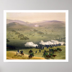 Affiches Charge de la brigade de cavalerie légère, le 25