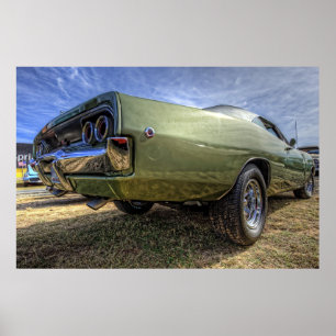 Affiches Chargeur de 1968 Dodge dans HDR