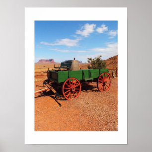 Affiches Chariot dans Monument Valley