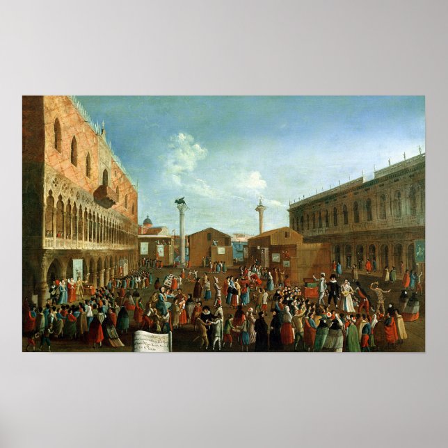 Affiches Charlatans dans la Piazzetta San Marco, Venise (Devant)
