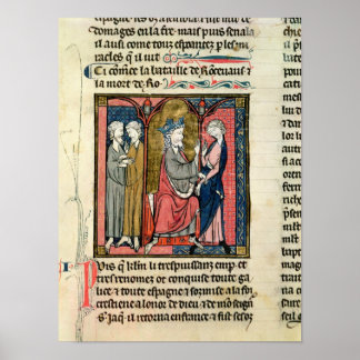 Affiches Charlemagne envoyant Ganelon