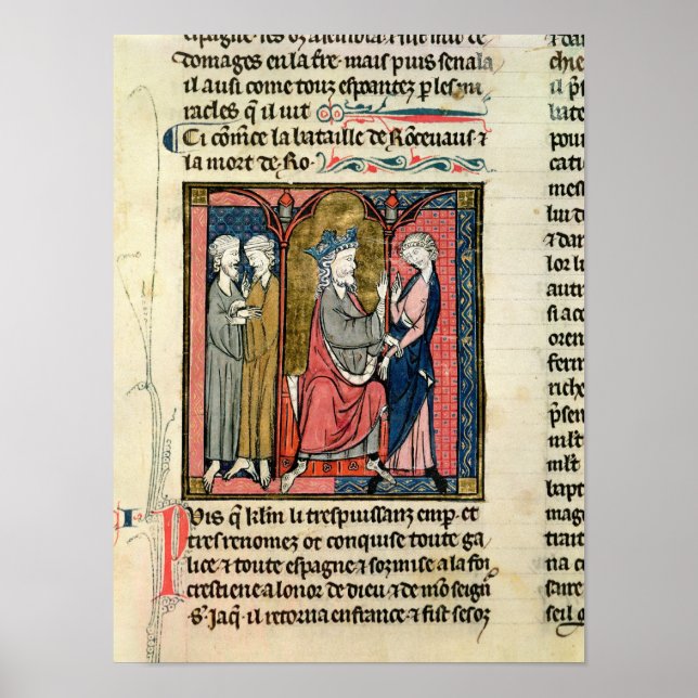 Affiches Charlemagne envoyant Ganelon (Devant)