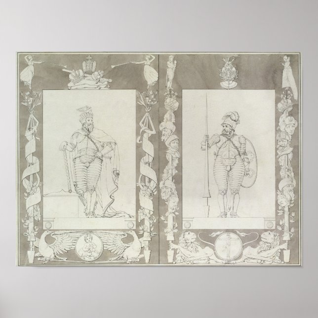 Affiches Charlemagne et Heymon, 1804-5 (Devant)