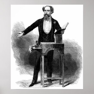 Affiches Charles Dickens Dernière lecture