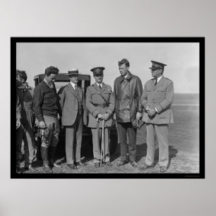 Affiches Charles Lindbergh et Orville Wright 1927