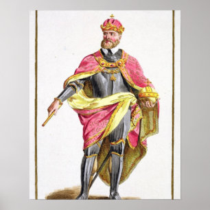 Affiches Charles V (1500-58) de 'DES Estampes de Receuil,