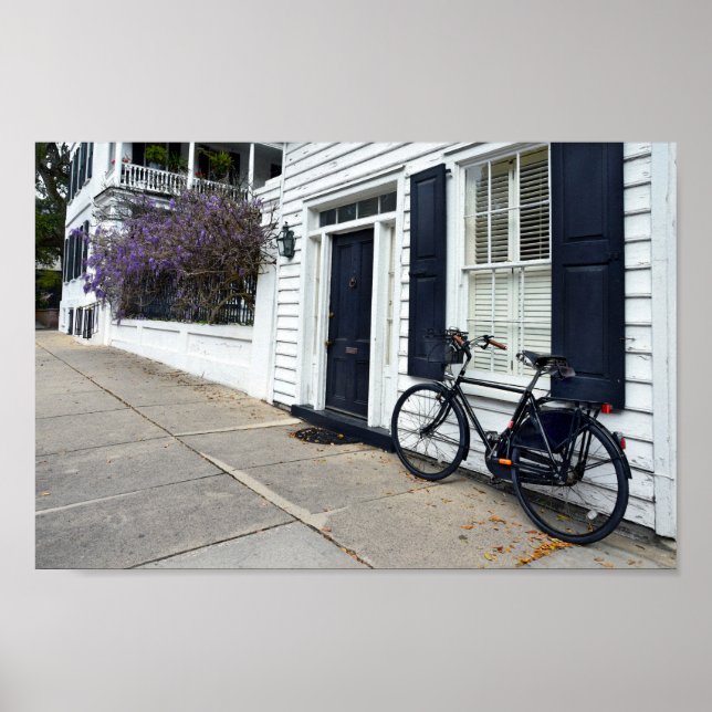 Affiches Charleston historique, rue Caroline du Sud (Devant)