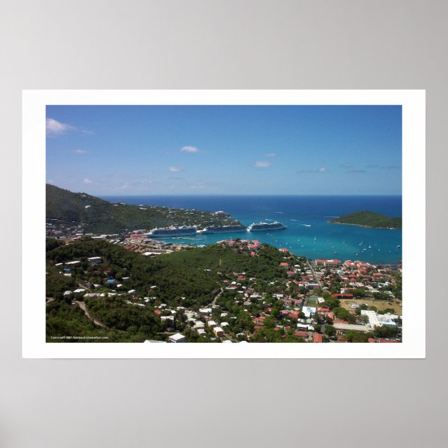Affiches Charlotte Amalie Harbour (Devant)