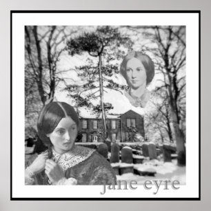 Affiches Charlotte Bronte a son oeil sur Jane Eyre