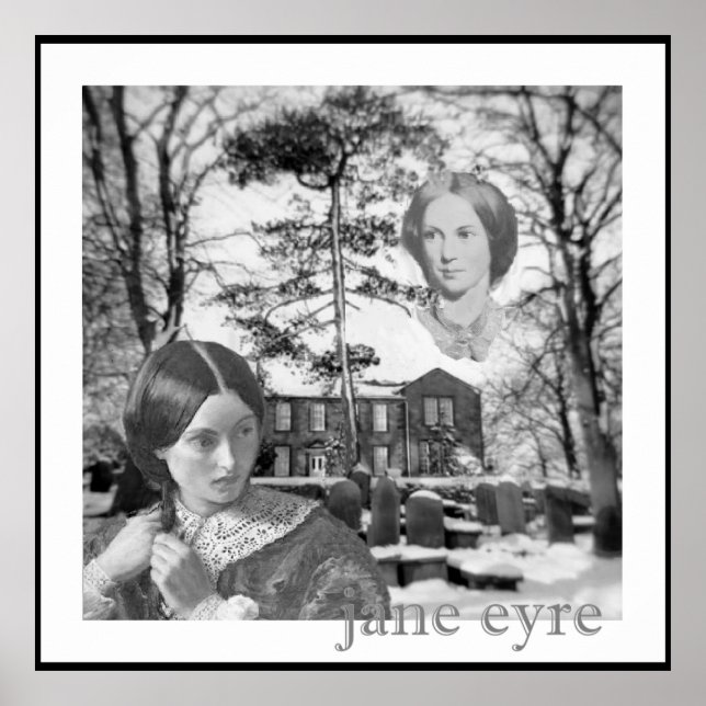 Affiches Charlotte Bronte a son oeil sur Jane Eyre (Devant)