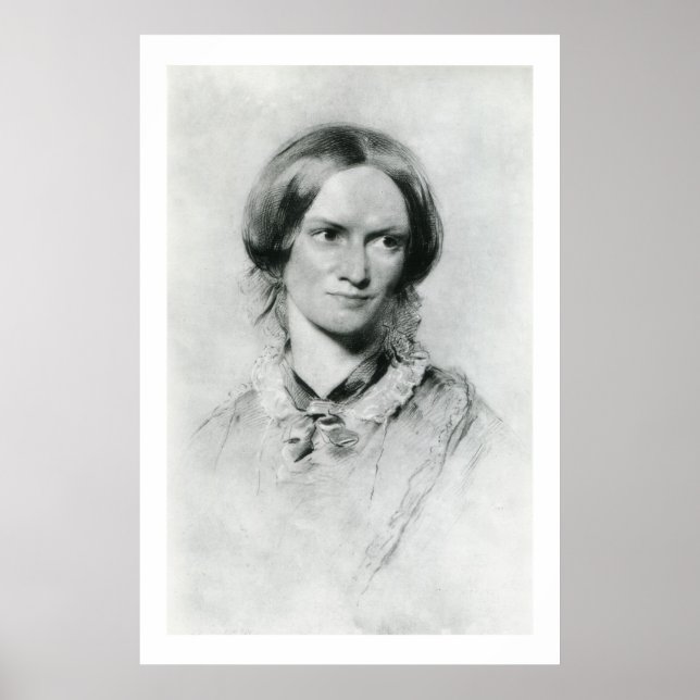 Affiches Charlotte Brontë portrait par George Richmond (Devant)