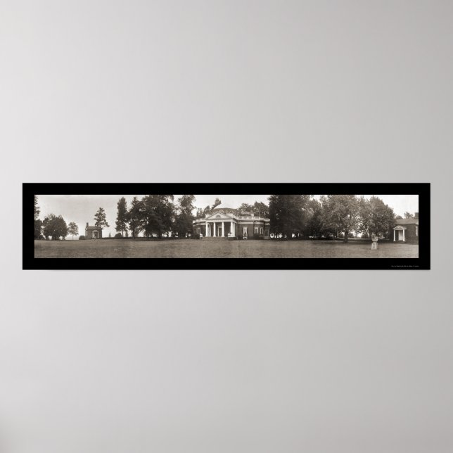 Affiches Charlottesville VA Photo 1911 (Devant)