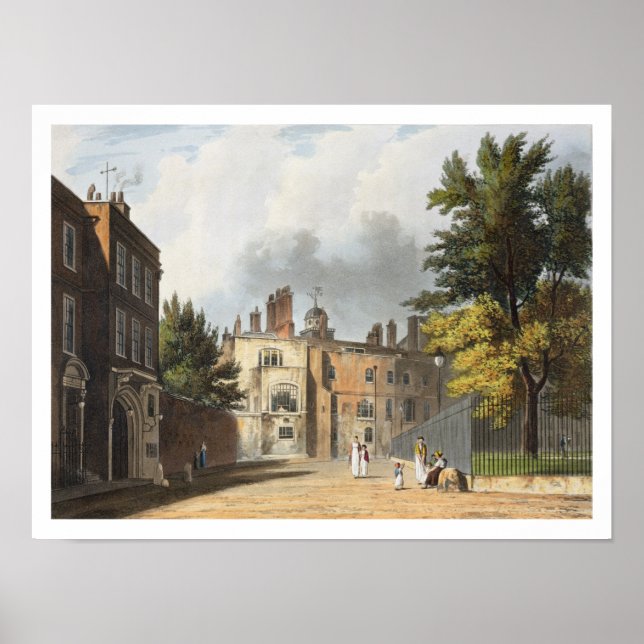 Affiches Charter House from the Square, from 'History of Ch (Devant)