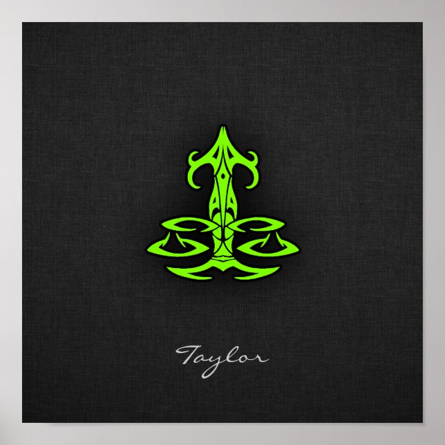 Affiches Chartreuse, Neon Green Libra (Devant)