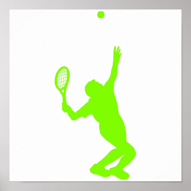Affiches Chartreuse, Neon Green Tennis (Devant)