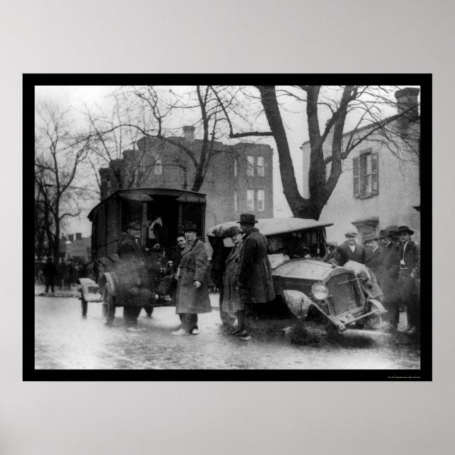 Affiches Chasing Bootleggers in Washington, DC 1922 (Devant)