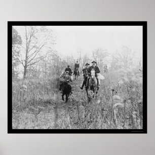 Affiches Chasse au renard en Virginie 1924