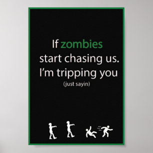 Affiches Chasse de zombi