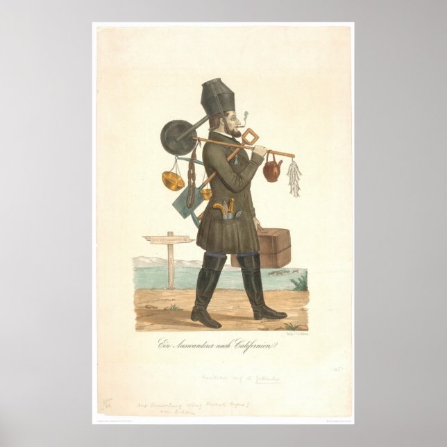 Affiches Chasseur d'or allant à CA. (0631A) (Devant)