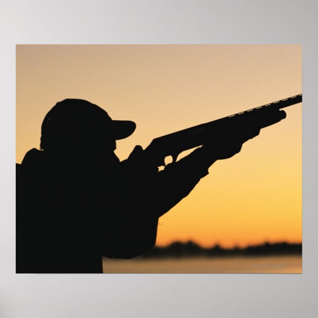 Affiches Chasseur et pistolet (Devant)