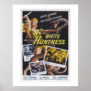 Affiches Chasseuse blanche