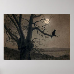 Affiches Chat au clair de lune, Alexandre Steinlen