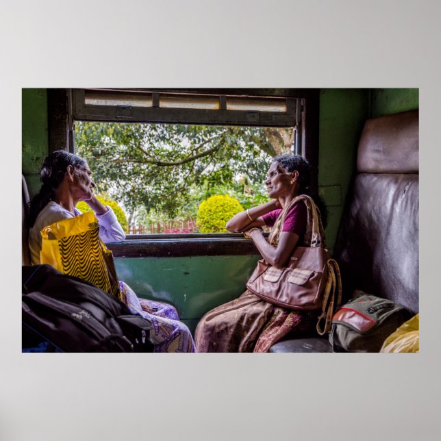 Affiches Chat dans le train (Devant)