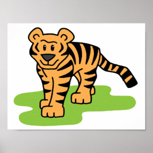 Affiches Chat de tigre de Bengale de clipart (images