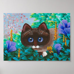 Affiches Chat d'été Siamese Ragdoll Birman