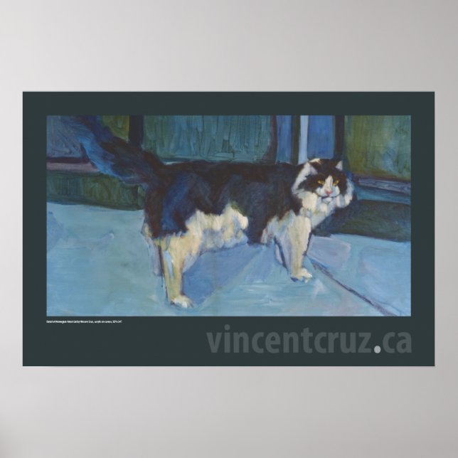 Affiches Chat forestier norvégien (Devant)