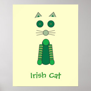 Affiches Chat irlandais