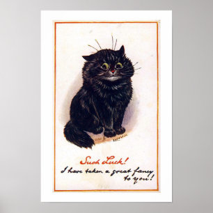 Affiches Chat noir, Louis Wain
