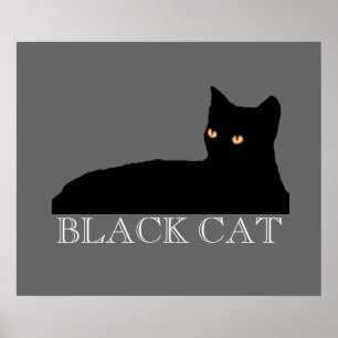 Affiches chat pour mur, dessin