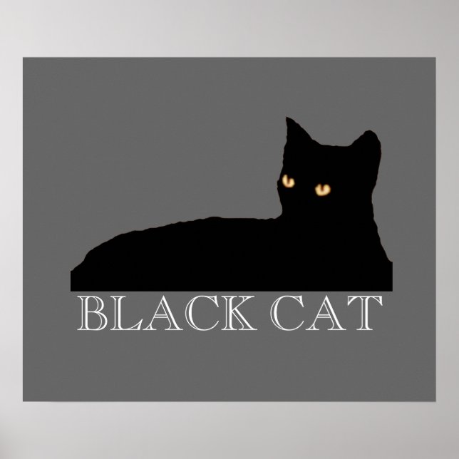 Affiches chat pour mur, dessin (Devant)