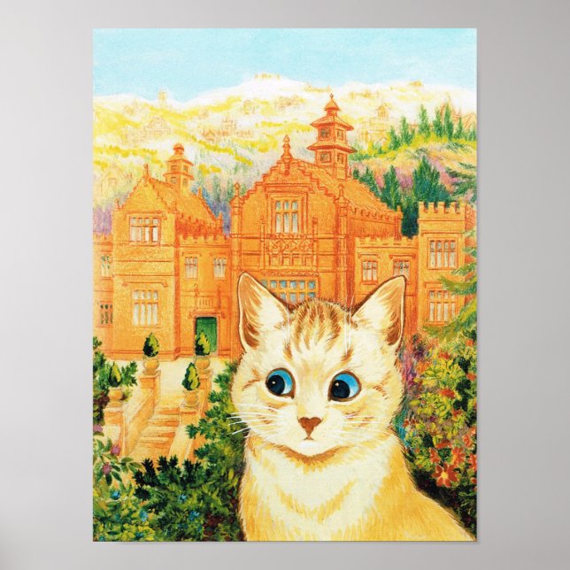 Affiches Chat & Shangri-la, Louis Wain (Devant)