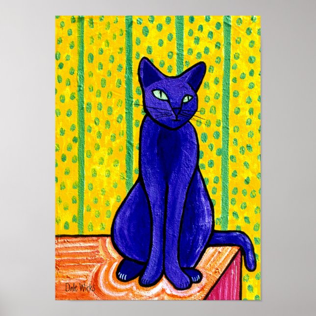 Affiches Chat Violet (Devant)